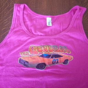 Vintage Dukes of Hazzard General Lee Tank Size L